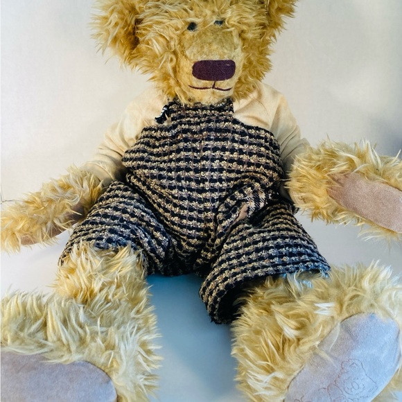 Vintage Lonnie St. Martin Homespun Collection 1998 Teddy Bear "Sam" Collectible - Picture 2 of 16